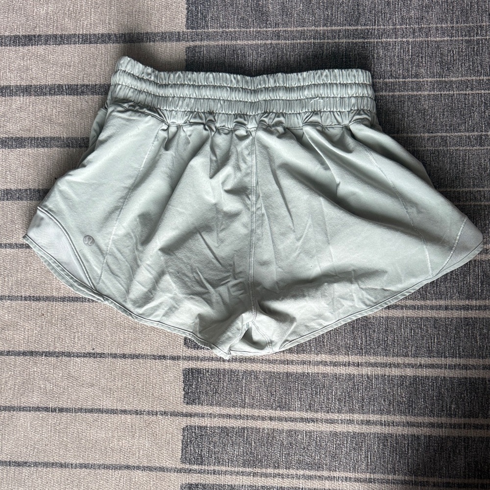lululemon athletica Women's hotty hot Sage Green Athletic Shorts
